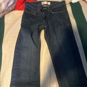 Levi's Women's Dark Indigo Straight-Leg Jeans